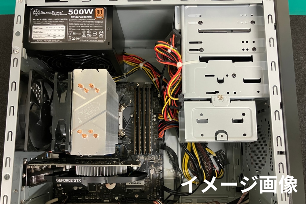 パソコン修理 ホコリによる不具合が発生したデスクトップPCのクリーニング事例 ドスパラ盛岡都南店